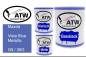 Preview: Mazda, Vista Blue Metallic, G9 / 36G: 1L Lackdose + 1L Klarlack + 500ml Härter - Set, von ATW Autoteile West.